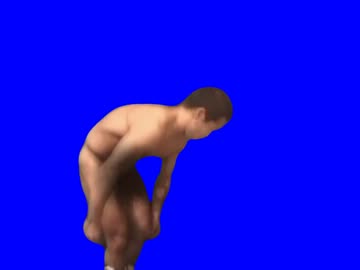 前傾姿勢になり獲物を狙う先輩BB