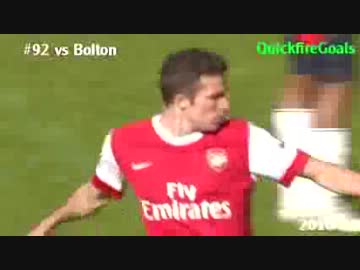 【祝！マンU移籍】ファンペルシーアーセナル時代の全132ゴール