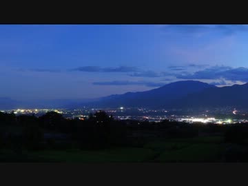 2012/8/16 銀河鉄道展望公園(夜景＆微速度)