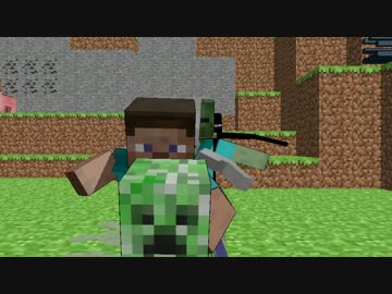【MMD】クリーパーさん達がChoo_Choo_TRAINを踊るようです【Minecraft】