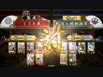 戦国大戦 我こそは毘！Part34 -正一位-