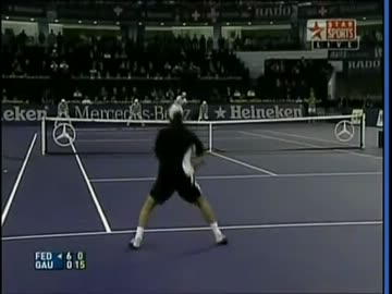 マスターズカップ 2005 フェデラー vs ガウディオ