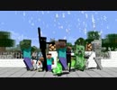 【Minecraft】クリーパーさん達が「太陽曰く燃えよカオス」を踊るようです