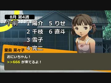 番長「病んで殺られてペルソナ4」 Part4 【2chSS】