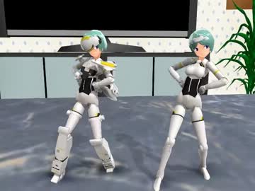 【武装神姫】軽白子さんでgalaxias!【MMD】