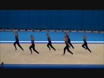 高校の新体操でスマイルプリキュア！が流れてる