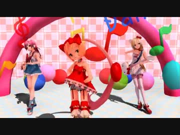 【MMD】キティラー三人娘で「ミライはNO!NO!NO!」.mp4