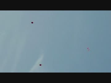 中央区上空に未確認飛行物体