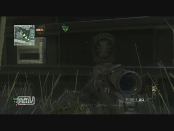 【CoD:MW3:PS3】観測兵が逝く221 Barrett＆MP9  【S&D FALLEN】