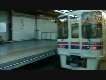 【逆走】若葉台→京王稲田堤　左側車窓【調布地下化】