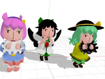 【MMD】にせ地霊殿で　ごまえー【モデル調整完了】