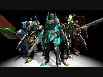 【MMD】機動歌姫VOCALION リン/レン専用機 VL2-002 SPIEGEL モデル配布