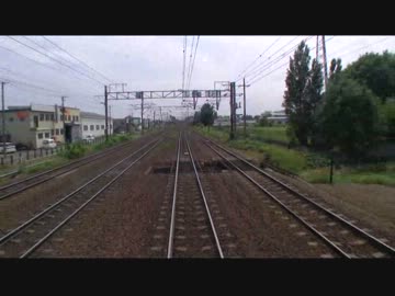 【後面展望】南千歳ー札幌③【寝台特急･北斗星 北海道内第3部 Vol.8】