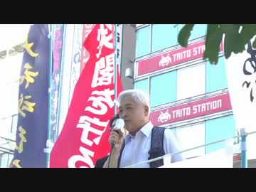 【たち日青年部】8月25日秋葉原街宣5【藤井厳喜】