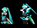【MMD】カラフル×メロディ_Fei-Yen＆Fei ver.ミク【new ver.】