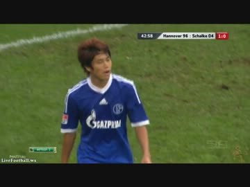 [ 内田篤人 ] ハノーファー 対 シャルケ 全ゴール + スローイン [ 開幕戦 ]