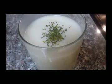 アメリカの食卓 45  冷製スープ ヴィシソワーズを食す！