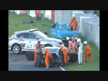 【テストUP】2012 SUPER GT Round.5 鈴鹿 クラッシュ後