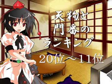 天狗と門番のランキング 第６回　東方インターナショナル編