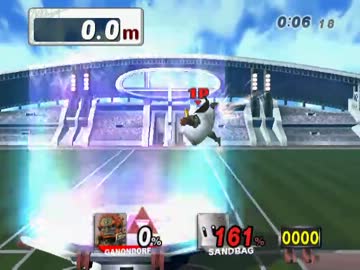 【TAS】【スマブラX　ホームランコンテスト】ガノンドロフ　3856.5m