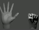 【blender】　手　モデリング