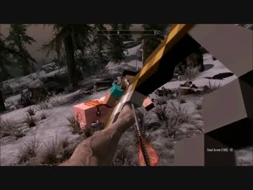 SkyrimをMinecraft化するModがすごい