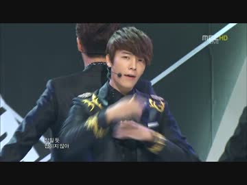 120901 音楽中心(MUSIC CORE) ① Super Junior「SPY」ライブ
