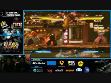 Treta Armageddon day1 スト鉄 WineersSemiFinal　ときど vs Combofiend 2012.9.1