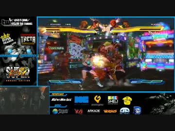 Treta Armageddon day1 スト鉄 WineersFinal　Gamer Bee vs ときど 2012.9.1