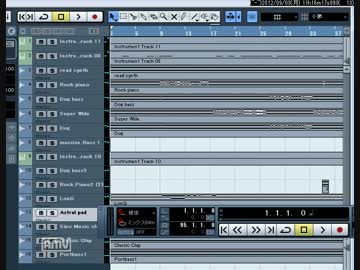 cubase　作曲してみた　（イヤホン推奨）　NNIオリジナル曲/pan