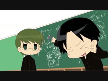 【手書き黒バス】緑間と高尾でキルミーベイベーパロ