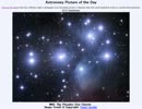 9月3日｢M45:プレアデス星団｣-Astronomy Picture of the Day