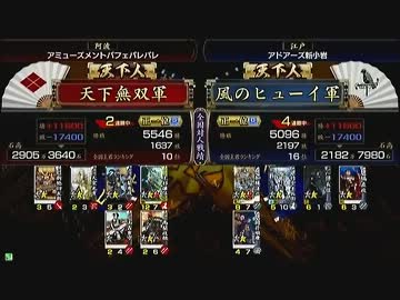 戦国大戦　頂上対決　2012/9/4　天下無双軍　ＶＳ　風のヒューイ軍