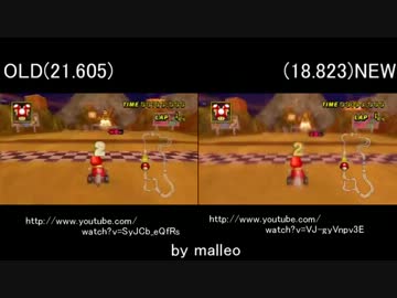 【簡易比較】マリオカートWii グルグルかざん (カート)