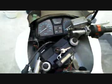 VT250FG　エンジン始動 (=゜-゜)ノ