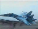 戦闘機墜落スローモーション