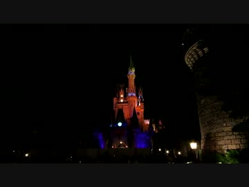 ナイトハイ・ハロウィーン　城前立ち見