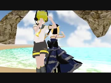 【MMD】Lat式鏡音レン猫耳・ゴスロリレンで!!すーぱー☆あふぇくしょん
