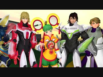 【MMDタイバニ】HERO5人で「Climax Jump」