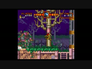 ロックマン７ シェードマンステージbgm 魔界村ver Se無し ニコニコ動画