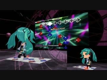 【MMD】ねんどろいどミク VS CDP/POSSESSION【修正版】