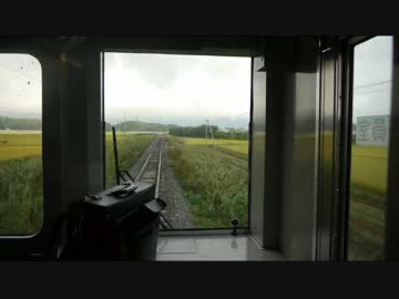 【前面展望】前谷地（通過）ー小牛田（運転停車）【直通快速】