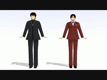 【MMD】優雅と神父でte-yut-te【Fate/zero】