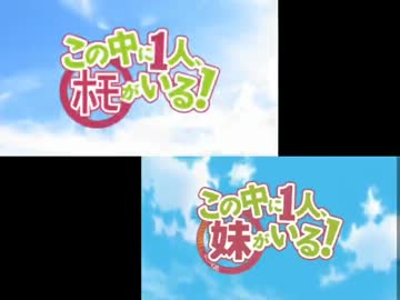 【この中に１人、妹がいる！】ノンケと本家を比較してみた