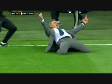 90分目に30本目のシュートでようやく勝ち越した瞬間のモウリーニョの行動