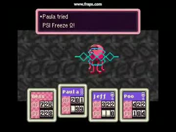 MOTHER2（EarthBound）攻撃PSIエフェクト集（SFC版）