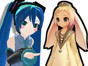 【MMD】88式ミクさんうさうさに営業用スマイルを披露する