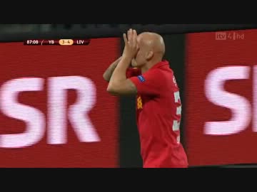 12/13 ヨーロッパリーグ ヤング・ボーイズvsリヴァプール ゴールハイライト