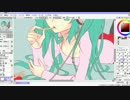 【初投稿】頑張ってミクさん【描いてみた】