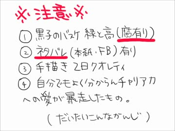 【黒/子/の/バ/ス/ケ】僕/の/恋/愛/法/則【描いてみた】